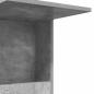 Preview: Beistelltisch Mit Rad Beton Grau 40 x 35 x 60 cm Holzwerkstoff
