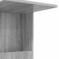 Preview: Beistelltisch Graues Sonoma 40 x 35 x 60 cm Holzwerkstoff