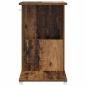 Preview: Beistelltisch Mit Rad Altholz 40 x 35 x 60 cm Holzwerkstoff