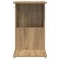 Preview: Beistelltisch Artisan-Eiche 40 x 35 x 60 cm Holzwerkstoff