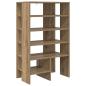 Preview: Schuhschrank mit Regal 2 pcs Artisan-Eiche Holzwerkstoff
