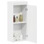 Preview: Badezimmer-Wandschrank mit Regal TULUM Weiß 37 x 24,5 x 86 cm