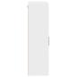 Preview: Badezimmer-Wandschrank mit Regal TULUM Weiß 37 x 24,5 x 86 cm