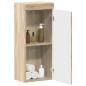Preview: Badezimmer-Wandschrank TULUM Sonoma-Eiche 37 x 24,5 x 86 cm