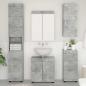 Preview: ARDEBO.de - Badezimmer-Wandschrank TULUM Beton Grau 37 x 24,5 x 86 cm