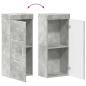 Preview: Badezimmer-Wandschrank TULUM Beton Grau 37 x 24,5 x 86 cm