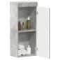 Preview: Badezimmer-Wandschrank TULUM Beton Grau 37 x 24,5 x 86 cm