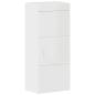 Preview: Badezimmer-Wandschrank TULUM Hochglanz Weiß 37 x 24,5 x 86 cm