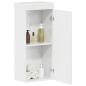 Preview: Badezimmer-Wandschrank TULUM Hochglanz Weiß 37 x 24,5 x 86 cm
