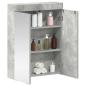 Preview: Badezimmerspiegelschrank TULUM Beton Grau 60 x 16,5 x 78 cm