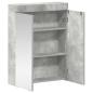 Preview: Badezimmerspiegelschrank TULUM Beton Grau 60 x 16,5 x 78 cm