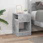 Preview: Beistelltisch Beton Grau 30,5 x 30 x 45 cm Holzwerkstoff