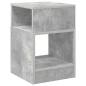 Preview: Beistelltisch 2 pcs Beton Grau 30,5 x 30 x 45 cm Holzwerkstoff