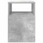 Preview: Beistelltisch 2 pcs Beton Grau 30,5 x 30 x 45 cm Holzwerkstoff