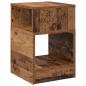 Preview: Beistelltisch Altholz 30,5 x 30 x 45 cm Holzwerkstoff