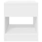 Preview: Beistelltisch Weiß 40,5 x 40 x 45 cm Holzwerkstoff
