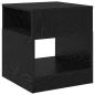 Preview: Beistelltisch 2 pcs Schwarz Eichen-Optik 40,5 x 40 x 45 cm