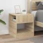 Preview: Beistelltisch Sonoma-Eiche 40,5 x 40 x 45 cm Holzwerkstoff