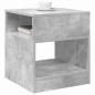 Preview: Beistelltisch 2 pcs Beton Grau 40,5 x 40 x 45 cm Holzwerkstoff