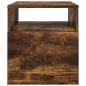 Preview: Beistelltisch 2 pcs Geräucherte Eiche 40,5 x 40 x 45 cm