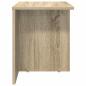 Preview: Beistelltisch Sonoma-Eiche 37 x 32 x 40 cm Holzwerkstoff