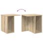 Preview: Beistelltisch 2 pcs Sonoma-Eiche 37 x 32 x 40 cm Holzwerkstoff