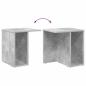 Preview: Beistelltisch Beton Grau 37 x 32 x 40 cm Holzwerkstoff