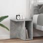 Preview: ARDEBO.de - Beistelltisch 2 pcs Beton Grau 37 x 32 x 40 cm Holzwerkstoff