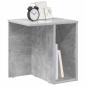 Preview: Beistelltisch 2 pcs Beton Grau 37 x 32 x 40 cm Holzwerkstoff