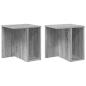 Preview: Beistelltisch 2 pcs Graues Sonoma 37 x 32 x 40 cm Holzwerkstoff