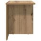 Preview: Beistelltisch Artisan-Eiche 37 x 32 x 40 cm Holzwerkstoff