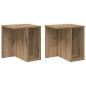 Preview: Beistelltisch 2 pcs Artisan-Eiche 37 x 32 x 40 cm Holzwerkstoff