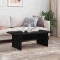 Preview: Couchtisch Schwarz 93 x 53 x 33 cm Holzwerkstoff
