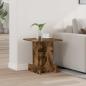 Preview: ARDEBO.de - Beistelltisch Geräucherte Eiche 35,5 x 35 x 40 cm Holzwerkstoff