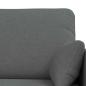 Preview: Sofa 2 pcs Dunkelgrau Metall