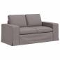 Preview: Sofa 2 pcs Taupe Metall