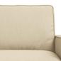 Preview: Sofa 2 pcs Creme Metall