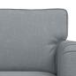 Preview: Sofa 2 pcs Hellgrau Metall