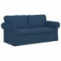 Preview: Sofa 2 pcs Blau Metall