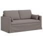 Preview: Sofa 2 pcs Taupe Metall