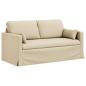 Preview: Sofa 2 pcs Creme Metall