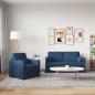 Preview: Sofa 2 pcs Blau Metall
