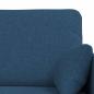Preview: Sofa 2 pcs Blau Metall