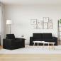 Preview: Sofa 2 pcs Schwarz Metall