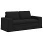 Preview: Sofa 2 pcs Schwarz Metall