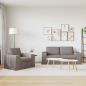 Preview: Sofa 2 pcs Taupe Metall