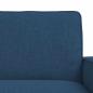Preview: Sofa 2 pcs Blau Metall