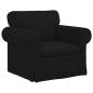 Preview: Sofa 2 pcs Schwarz Metall