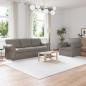 Preview: ARDEBO.de - Sofa 2 pcs Taupe Metall
