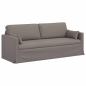 Preview: Sofa 2 pcs Taupe Metall